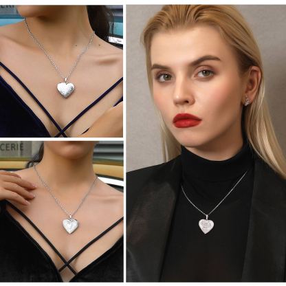 Collier Cœur Photo pour Femme