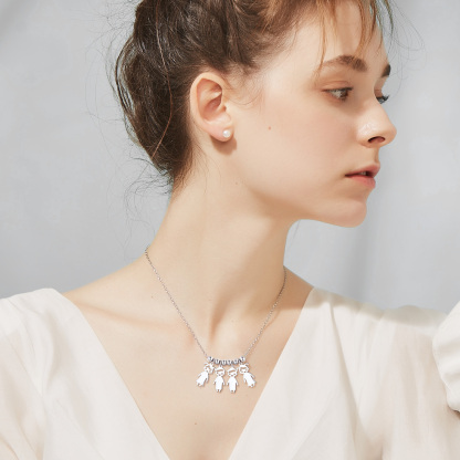 Collier Personnalisé en Acier Inoxydable pour Enfants 