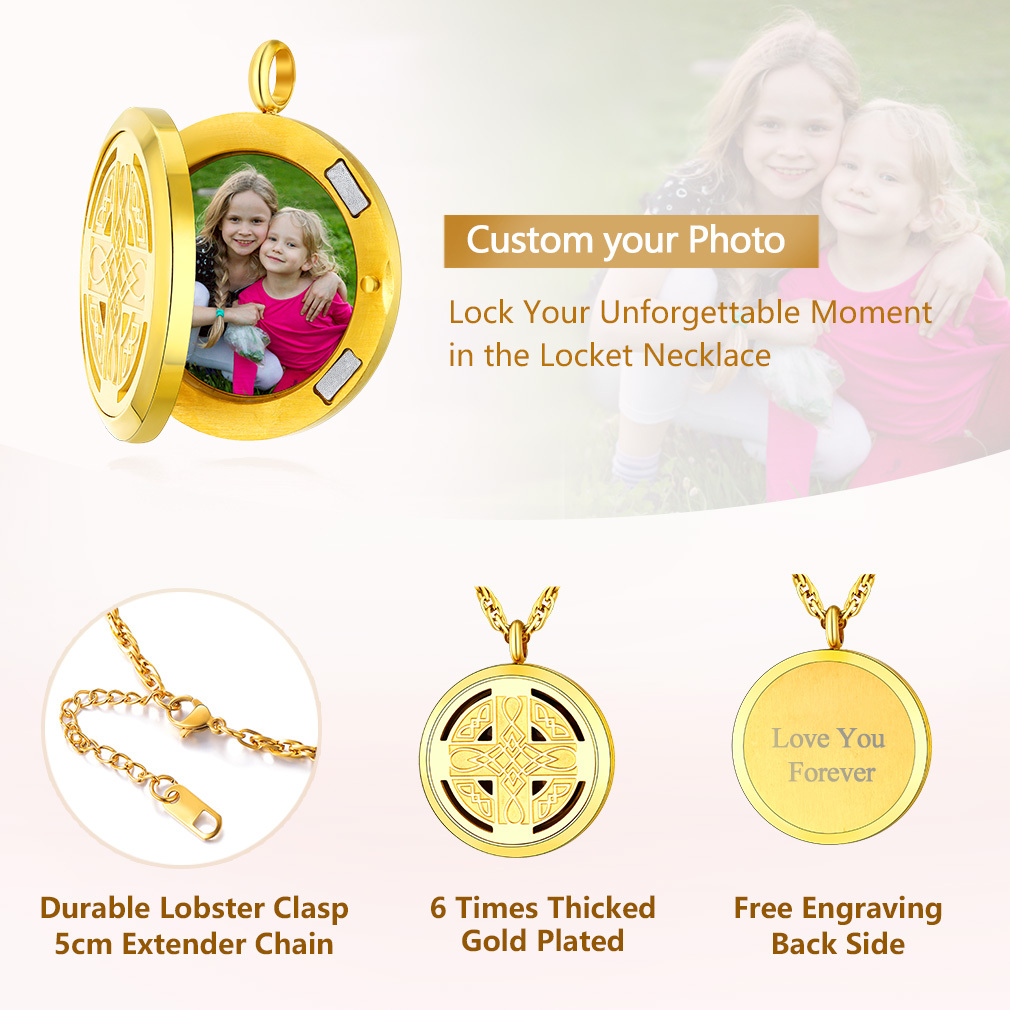 Collier Médaillon Personnalisé avec Photo