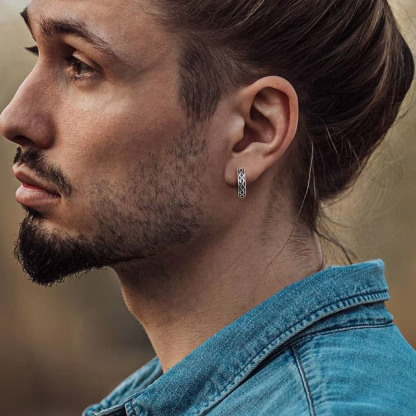  Boucles d'Oreilles Infini Créoles 