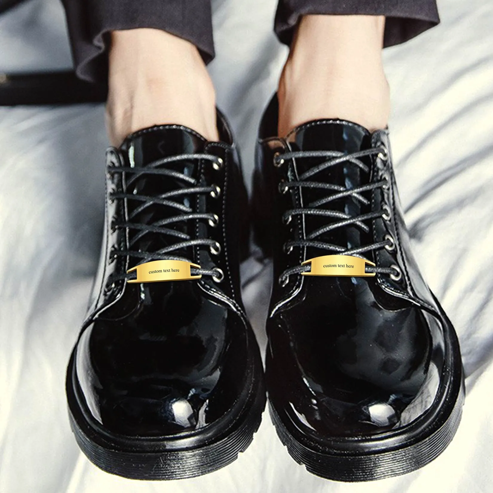 Plaques d’Identité pour Lacets de Chaussures