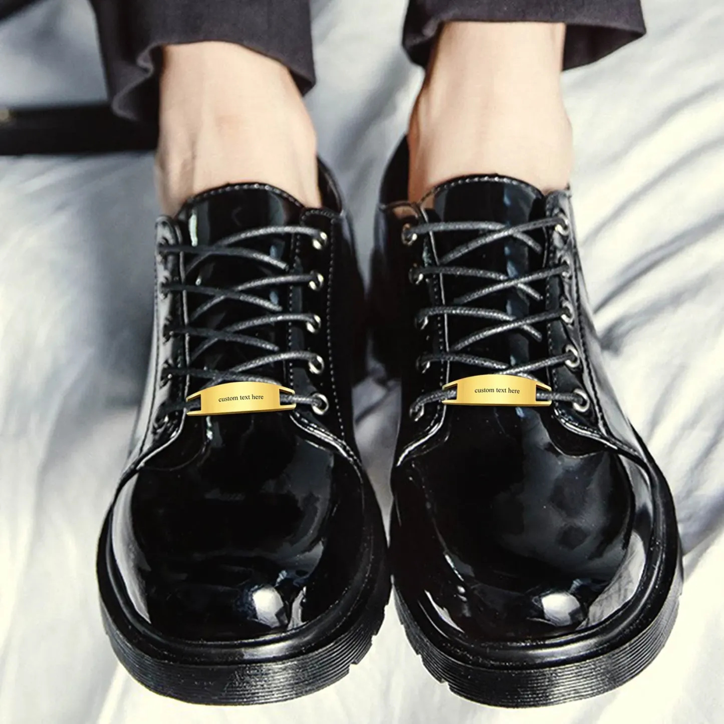 Plaques d’Identité pour Lacets de Chaussures