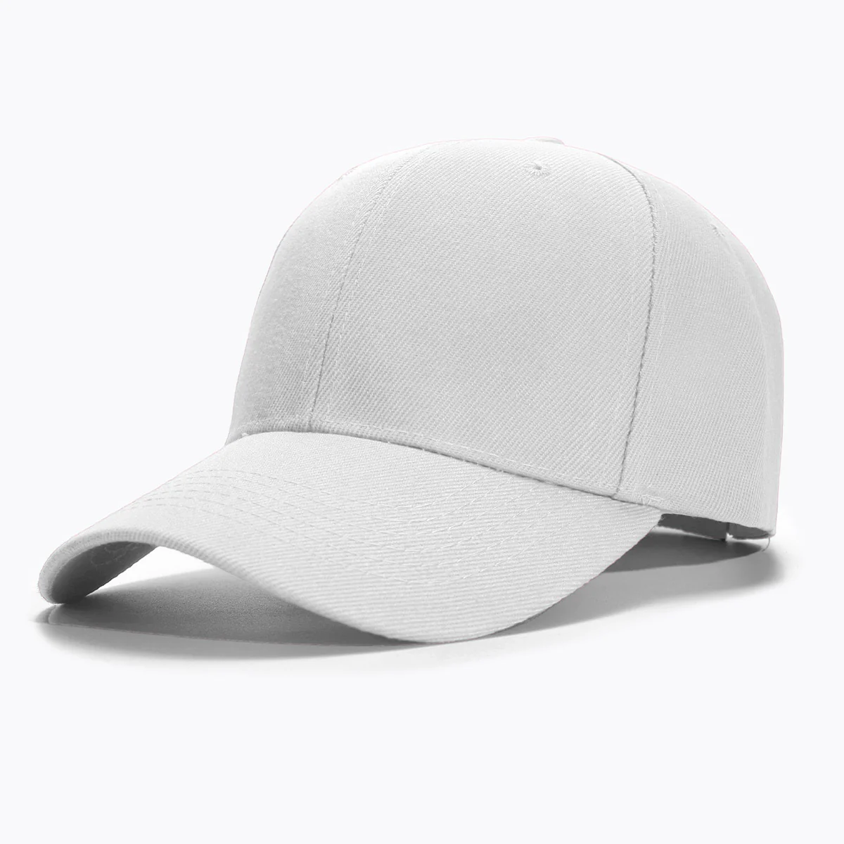 Casquette blanc Personnalisée Brodée | Baseball Cap