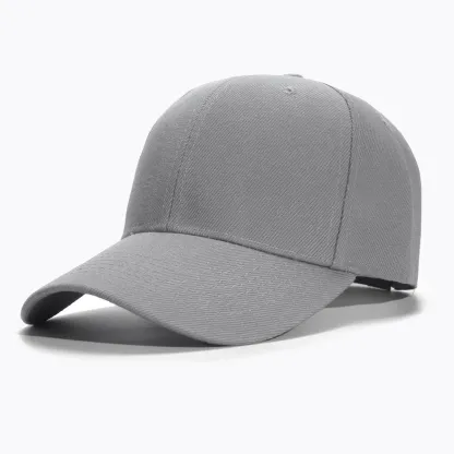 Casquette gris Personnalisée Brodée | Baseball Cap