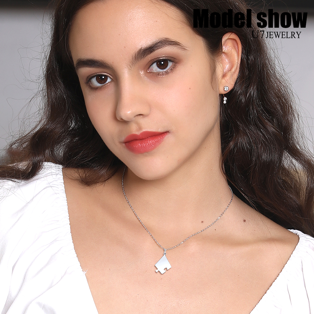 Colliers Puzzle Amitié Personnalisés 5 PCS