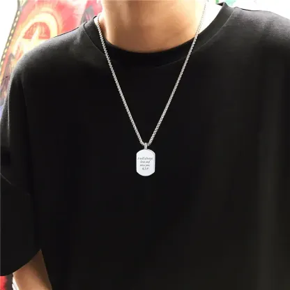 Collier Urne Commémoratif Gravé pour Cendres