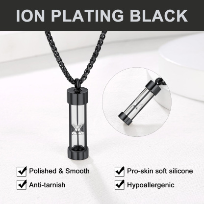 Collier Parfum Cylindre Gravé pour Diffuseur d'Huiles Essentielles Détail