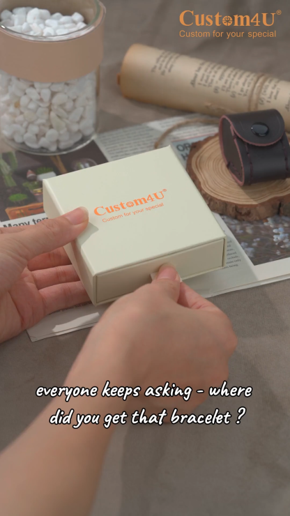 Bracelet en Cuir Tressé Personnalisé avec Prénom pour Homme