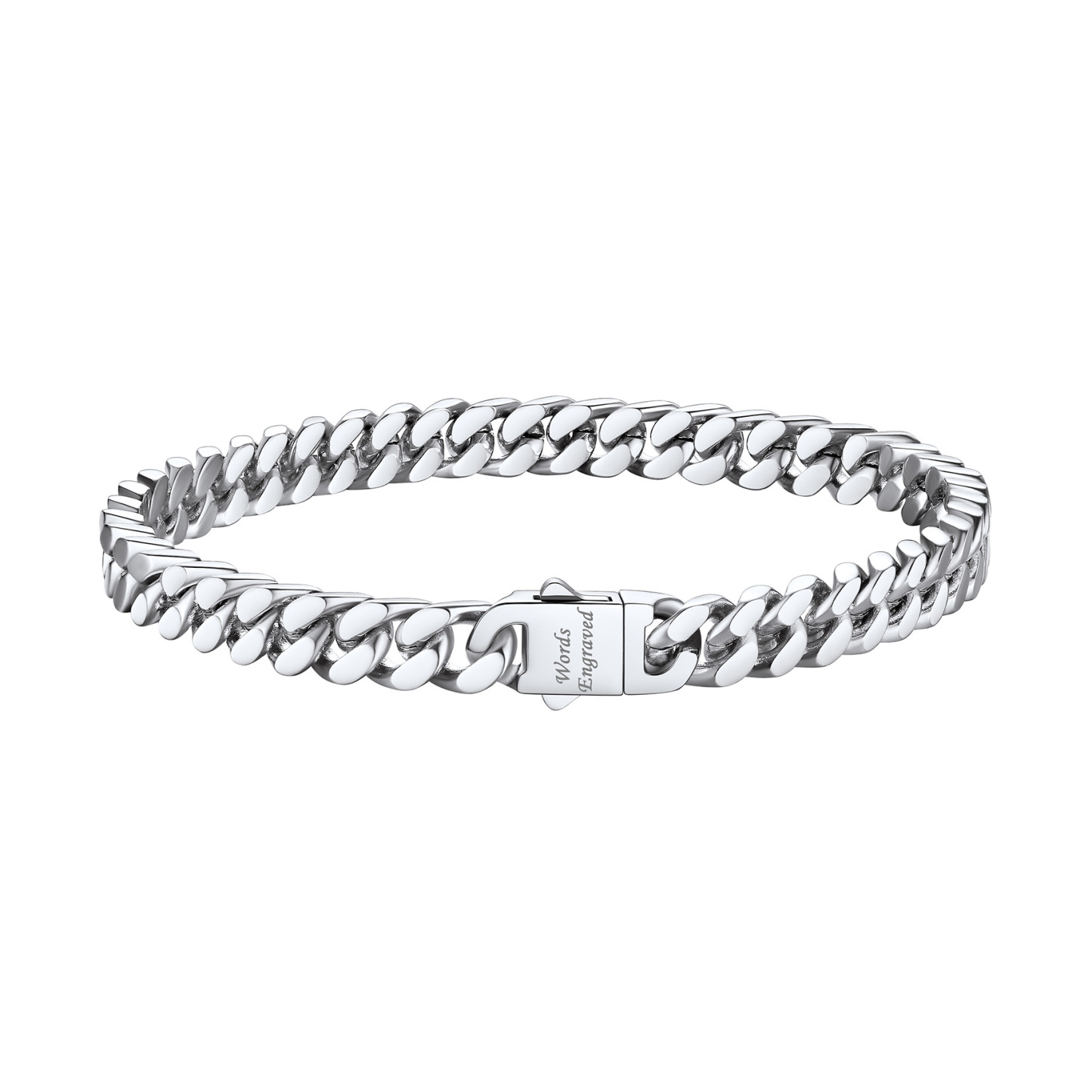 Bracelet Chaîne Cuban Personnalisé pour Homme