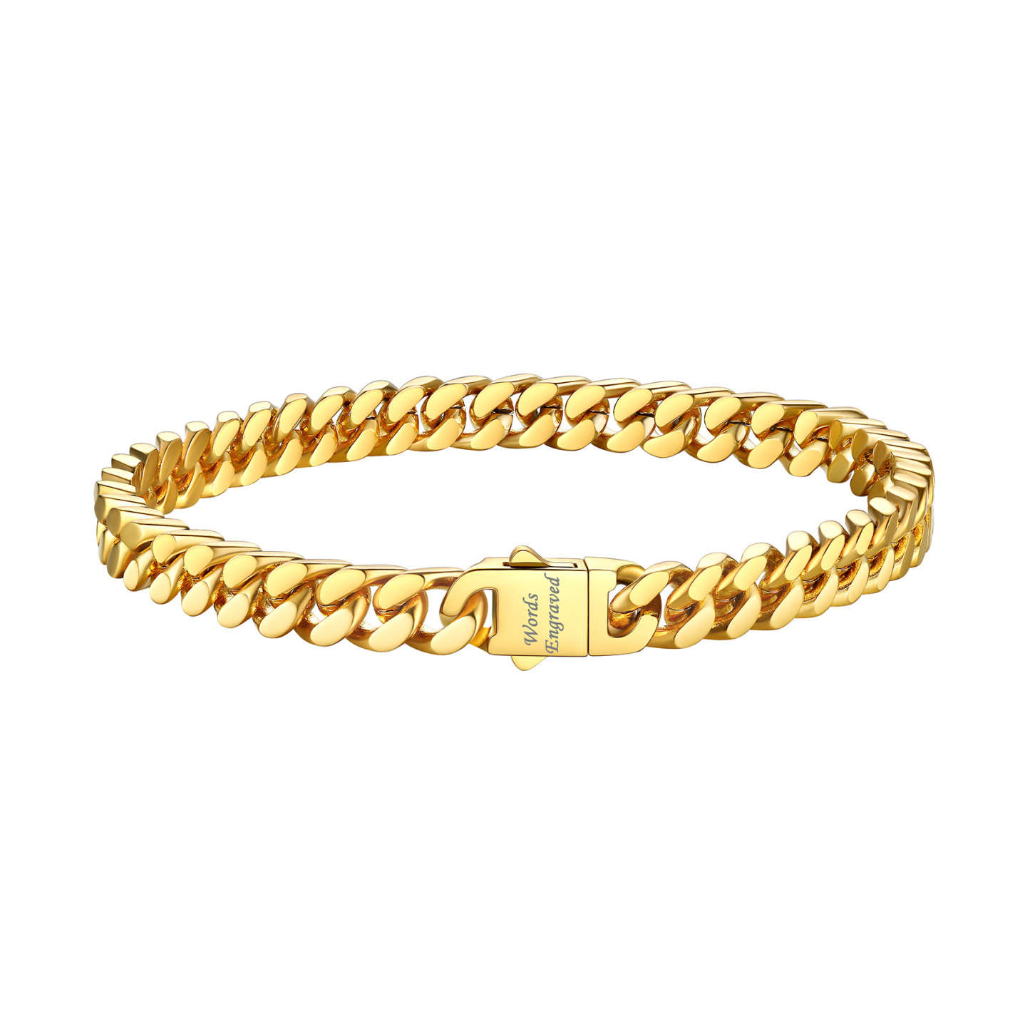 Bracelet Chaîne Cuban Personnalisé pour Homme