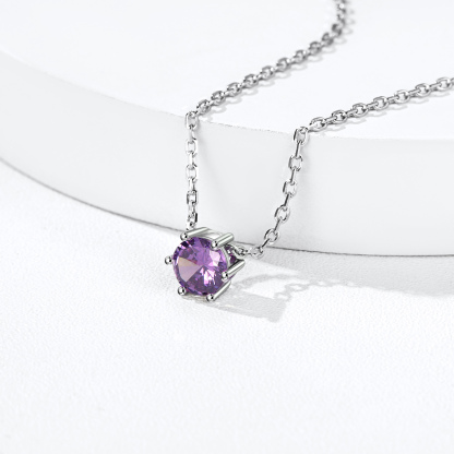 Collier Pendentif avec Pierre de Naissance Créée