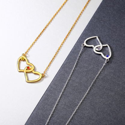 Collier Personnalisé Cœur avec Prénoms Scène