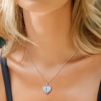 Collier Médaillon Cœur avec Photo