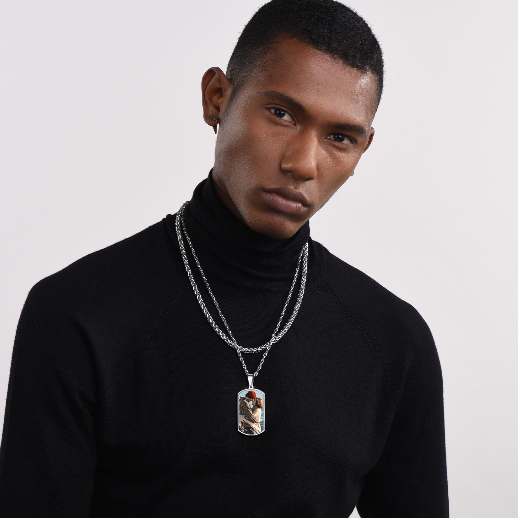 Collier Plaque Militaire Personnalisé Modèle