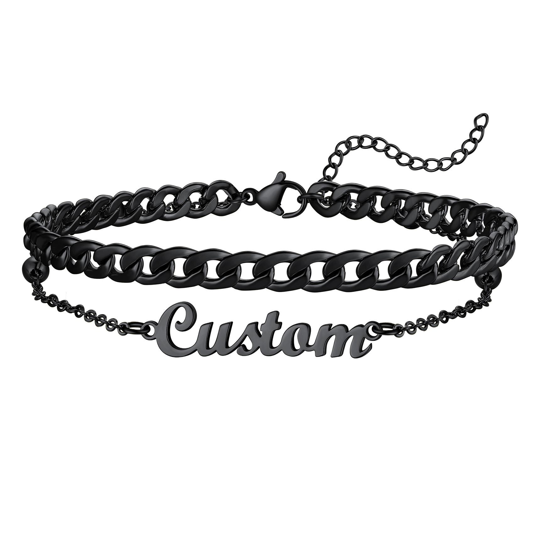 Chaîne de Cheville Ajustable en Acier Inoxydable pour Femme