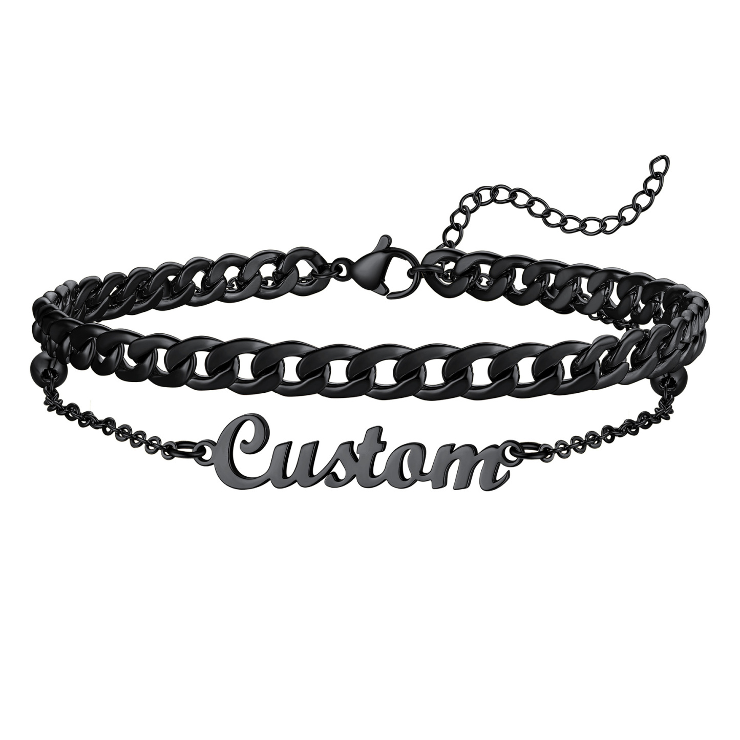 Chaîne de Cheville Ajustable en Acier Inoxydable pour Femme