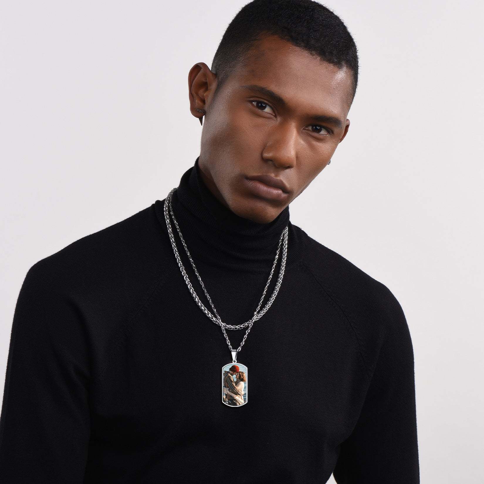 Collier Plaque Militaire Personnalisé Modèle