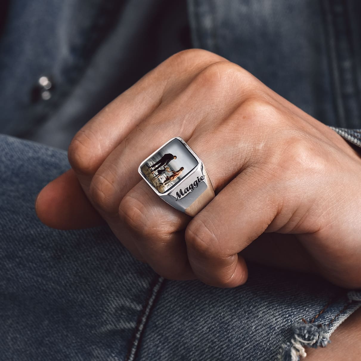 Bague Chevalière Homme Personnalisée
