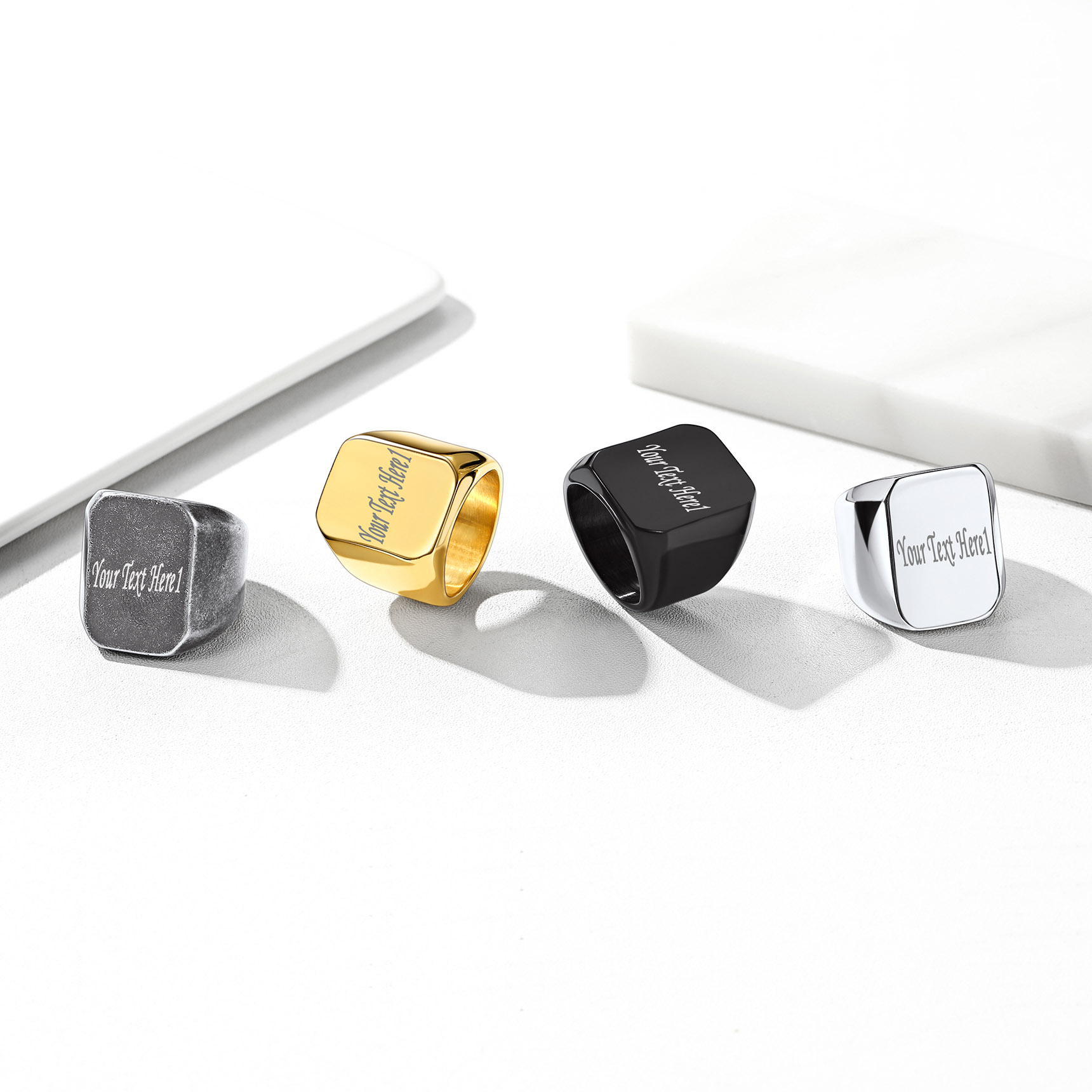 Bague Chevalière Homme/Femme Personnalisable 