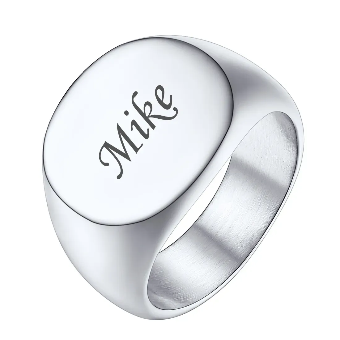 Bague Chevalière Personnalisable pour Homme avec Gravure