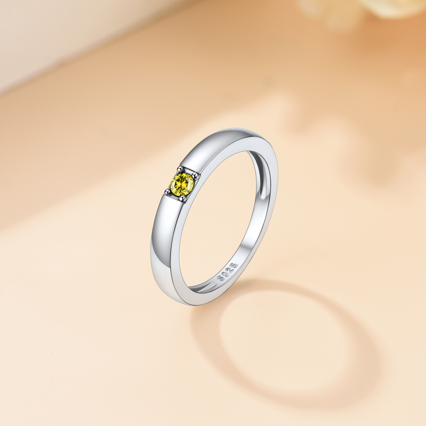 Bague Personnalisée Argent 925 avec 1 à 3 Pierres de Naissance