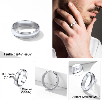 Bague Personnalisée pour Couple détail
