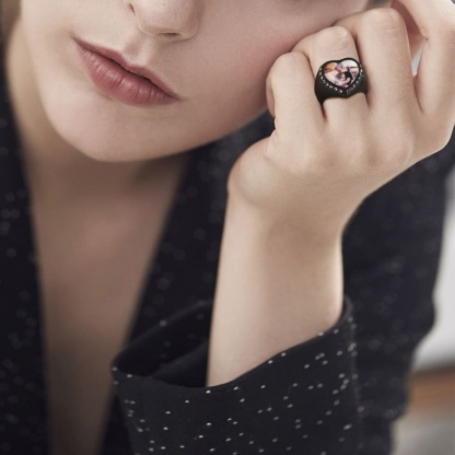 Bagues Personnalisées avec Photo pour Femmes