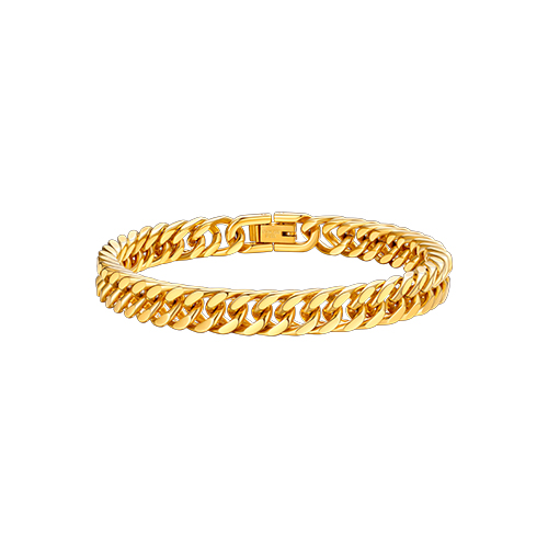 Bracelet Chaîne Cubaine Épaisse Miami pour Homme