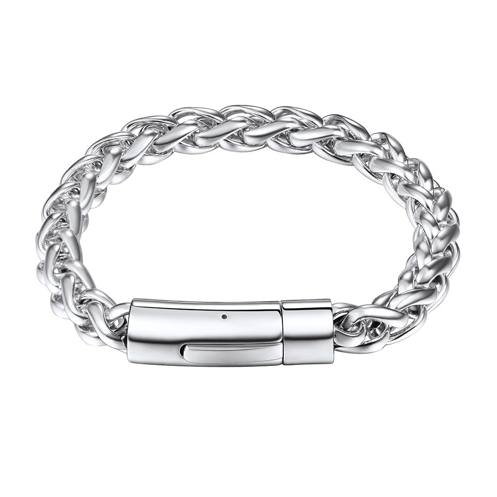 Bracelet Chaîne Fermoir Magnétique Élégant pour Homme