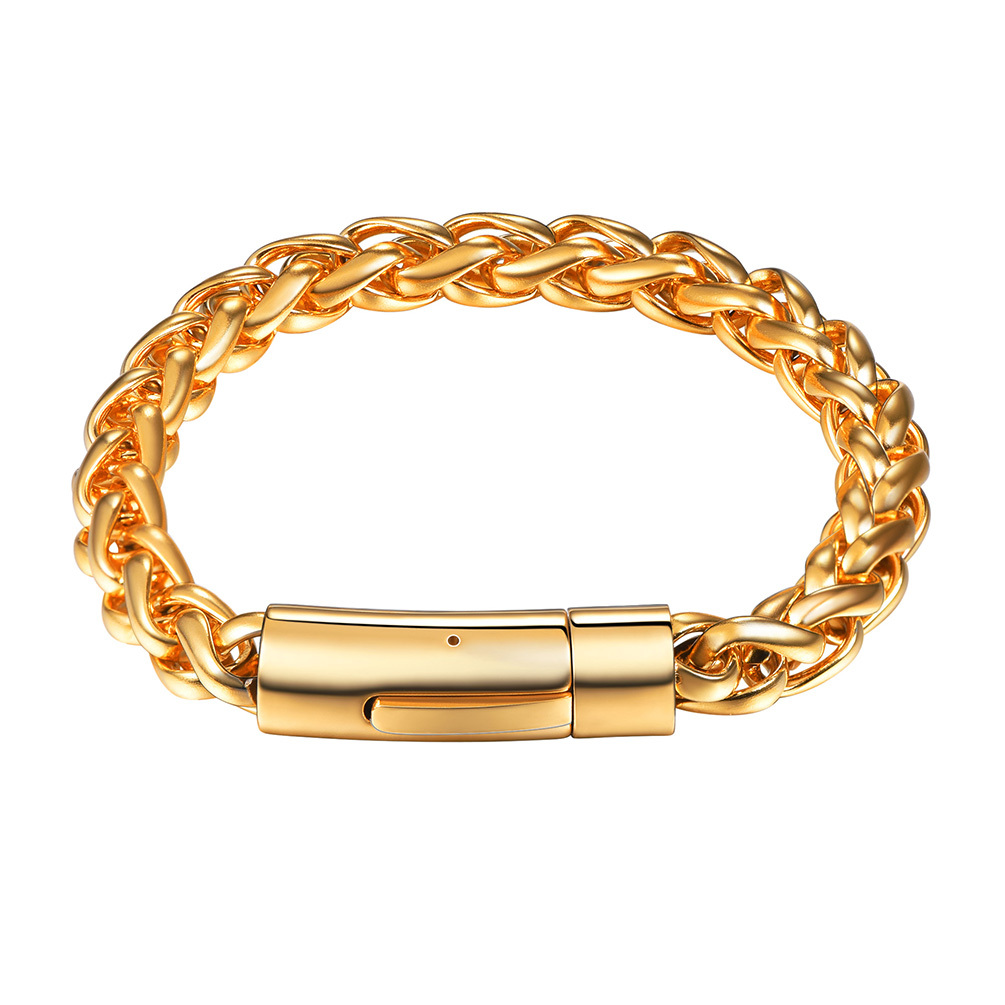 Bracelet Chaîne Fermoir Magnétique Élégant pour Homme