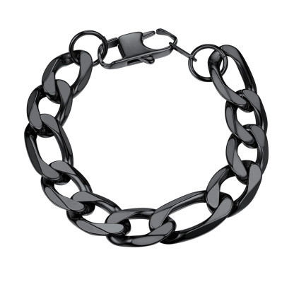  Bracelet Chaîne Figaro et Cubaine pour Homme 