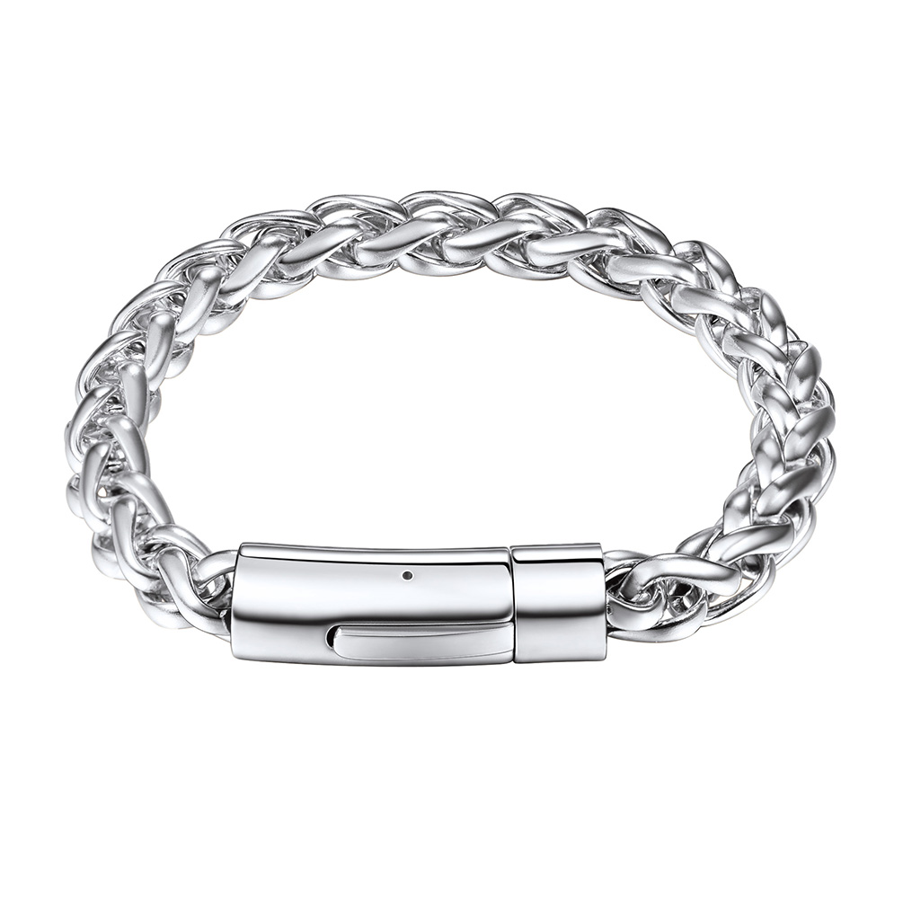 Bracelet Chaîne Fermoir Magnétique Élégant pour Homme
