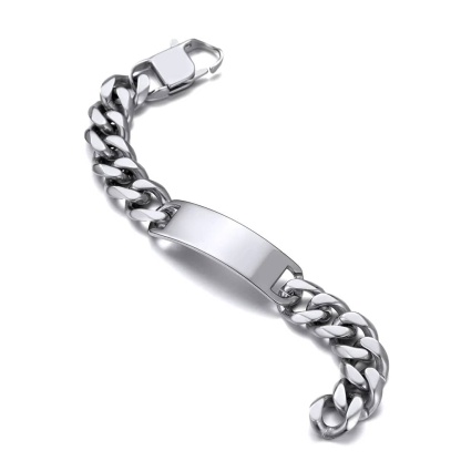 Bracelet Personnalisé en Chaîne Cuban  