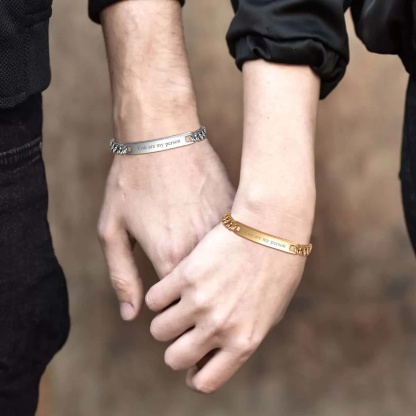 Bracelet Personnalisé en Chaîne Cuban