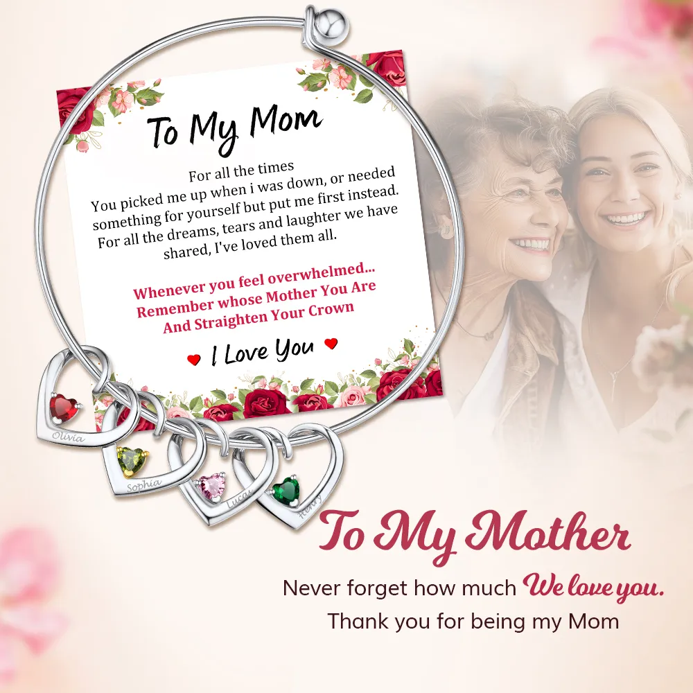 Bracelet Pierres de Naissance pour fête des mère