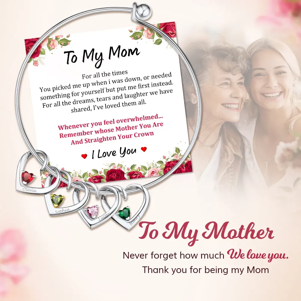 Bracelet Pierres de Naissance pour fête des mère