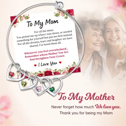 Bracelet Pierres de Naissance pour fête des mère