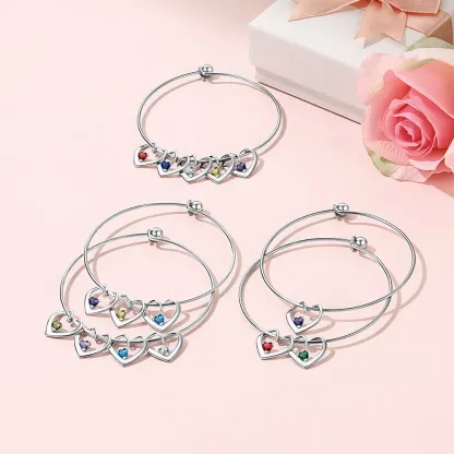 Bracelet Pierres de Naissance prénom