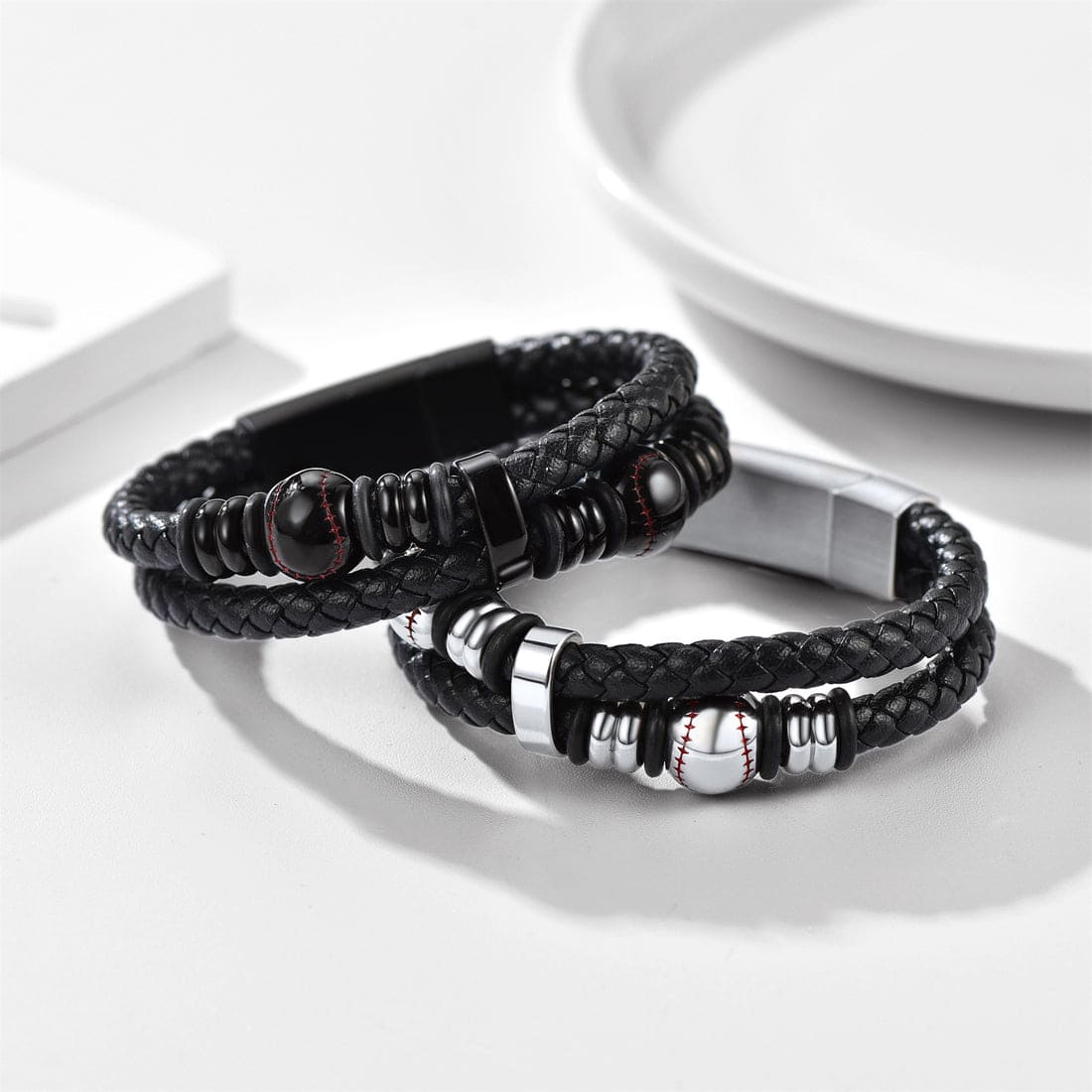 Bracelet Baseball Sportif pour Hommes 2 couleurs