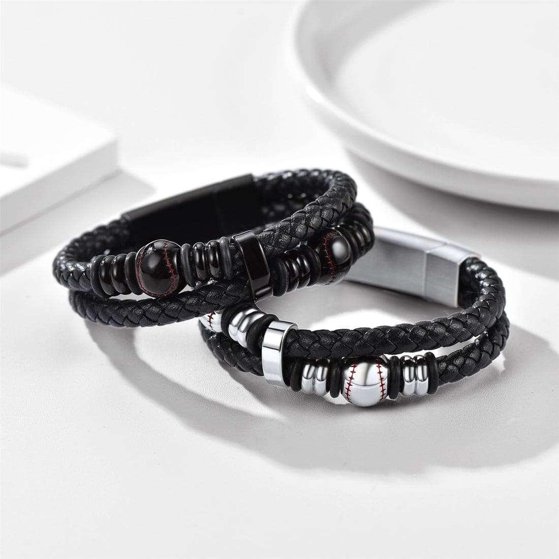 Bracelet Baseball Sportif pour Hommes 2 couleurs
