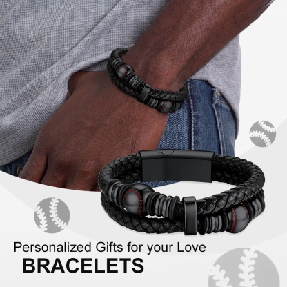 Bracelet Baseball Sportif pour Hommes