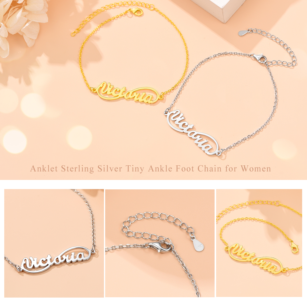 Bracelet de Cheville Infini Personnalisé collection