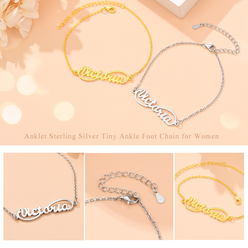 Bracelet de Cheville Infini Personnalisé collection