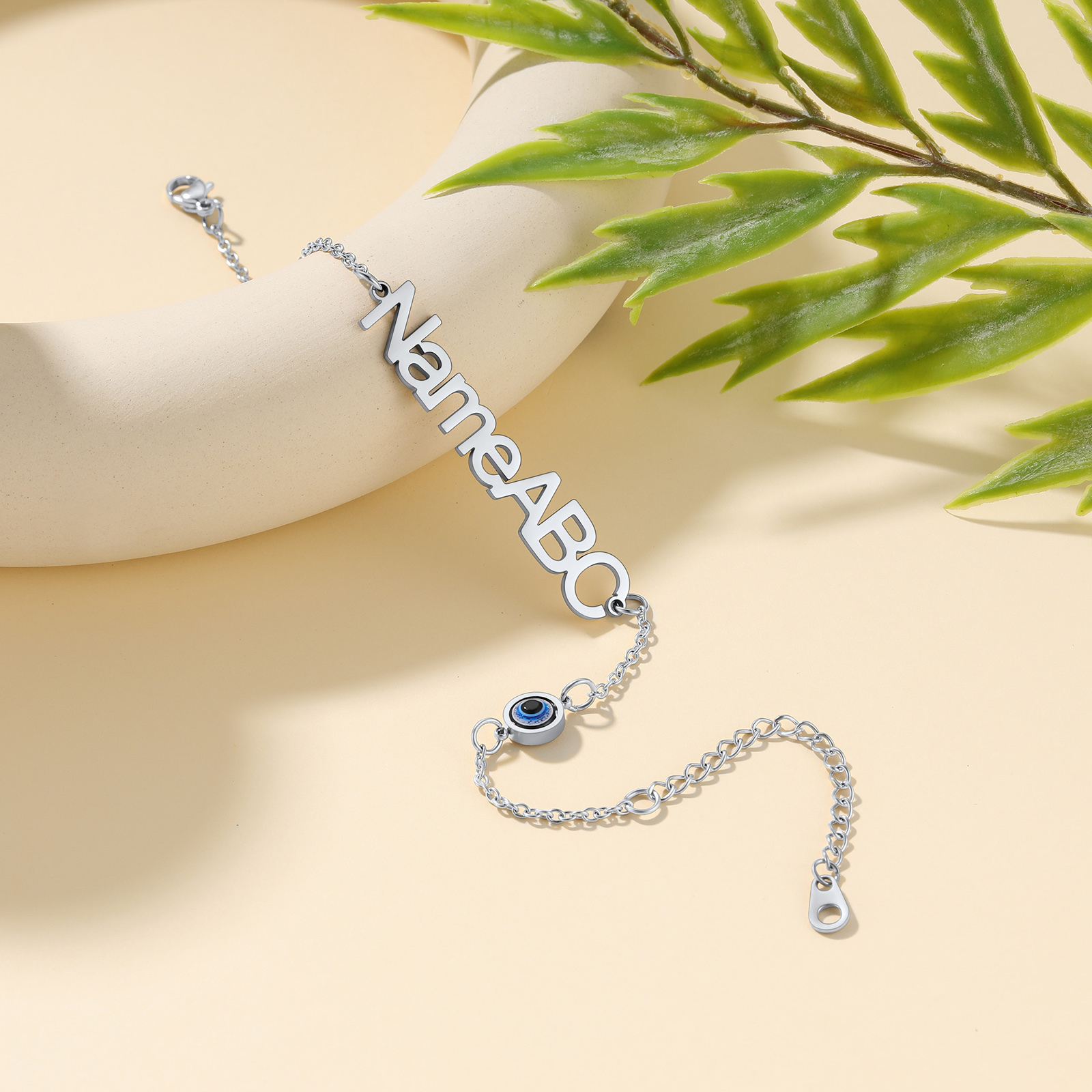 Bracelet de Cheville Personnalisé avec Prénom