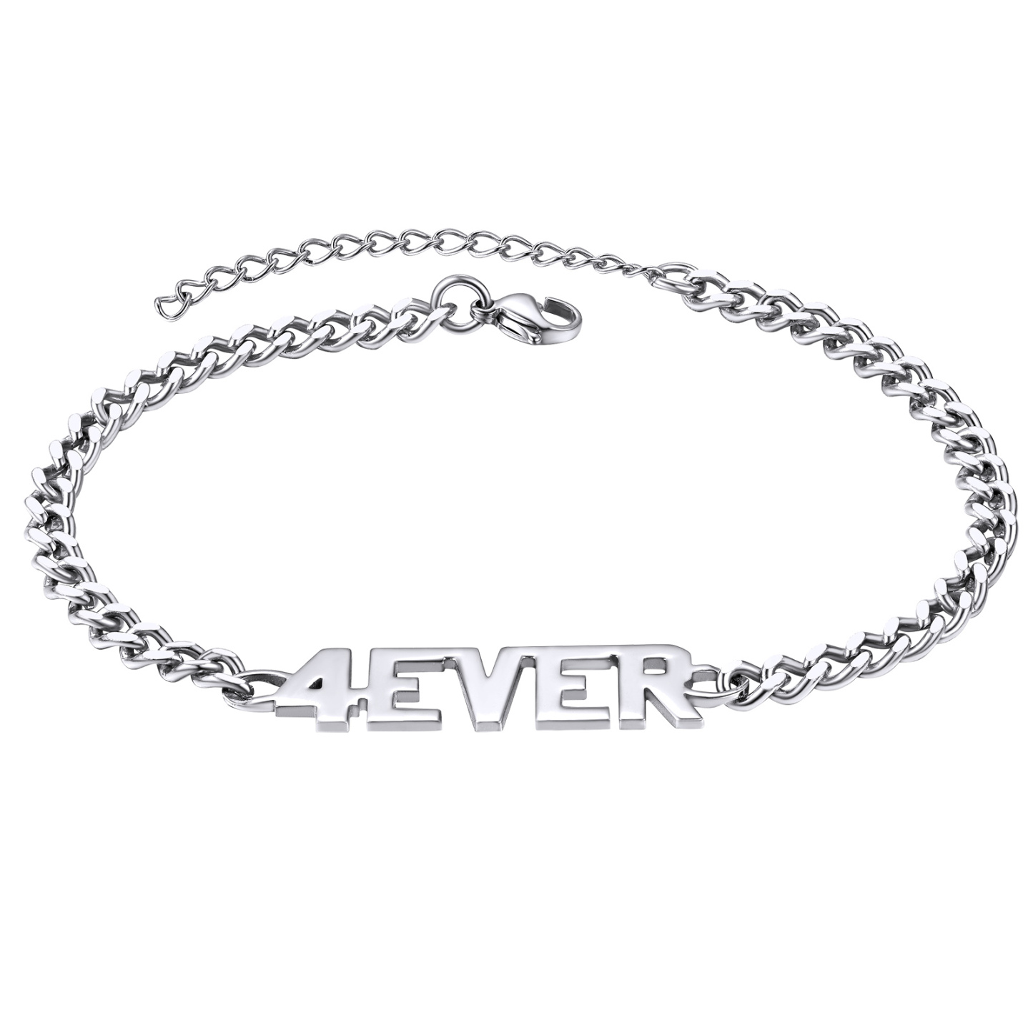 Bracelet de Cheville Personnalisable Prénom Gravé Pour Femme