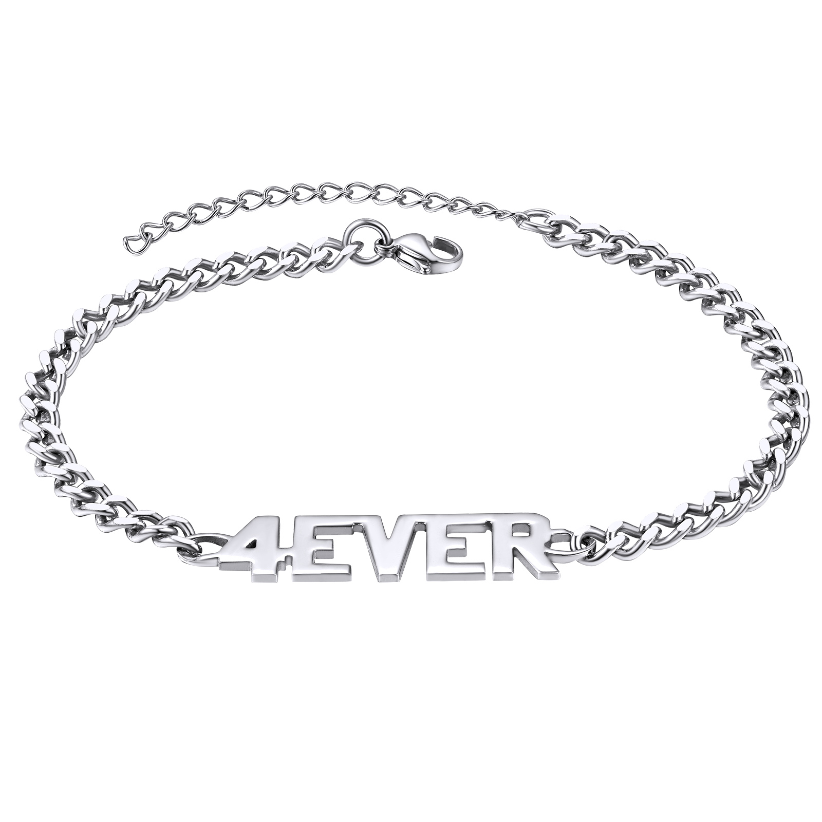 Bracelet de Cheville Personnalisable Prénom Gravé Pour Femme