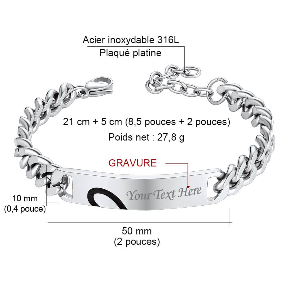 Bracelets Assortis Personnalisés taille