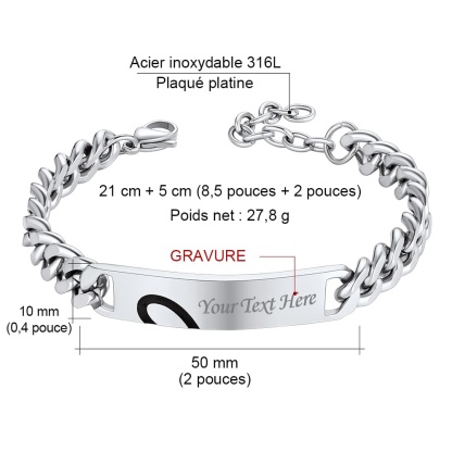 Bracelets Assortis Personnalisés taille