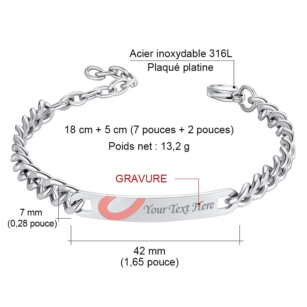 Bracelets Assortis Personnalisés pour femme taille