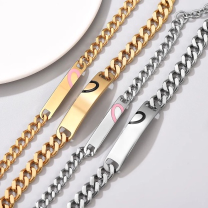 Bracelets Assortis Personnalisés avec Gravure de Prénom 2 couleurs